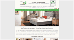 Desktop Screenshot of gabe-international.com